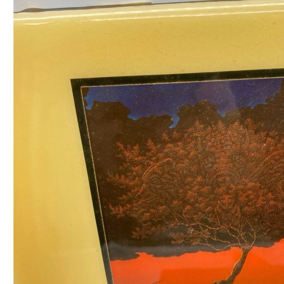 Vtg D.L. "Raven" Valdes "Father Sky Mother Earth" Tile Native American wall Art - Picture 5 of 7